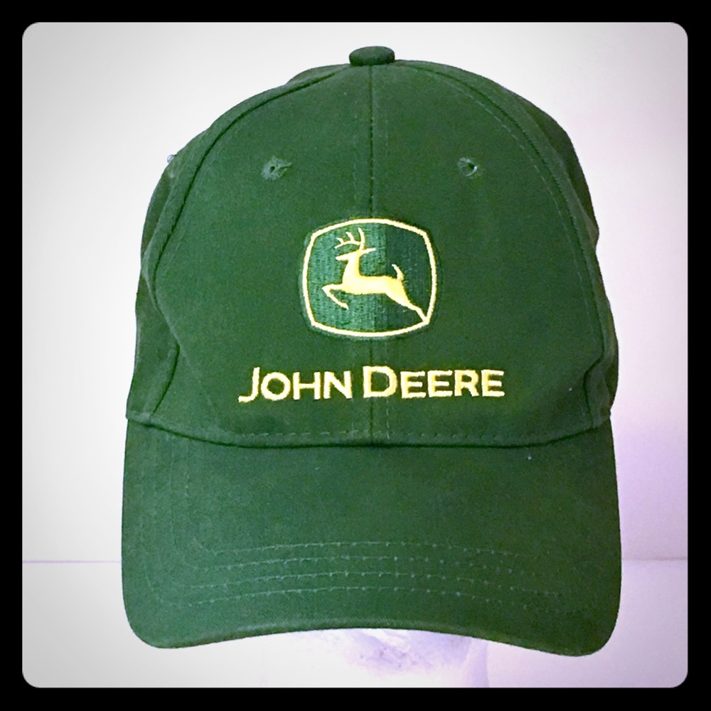 Deere John Green Hat Adjustable Baseball Cap Logo